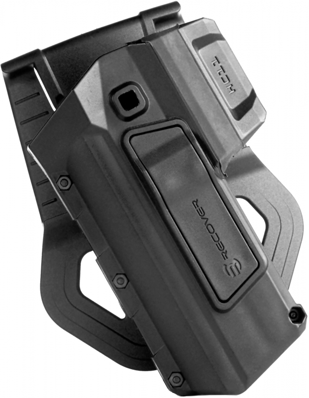 Recover Holster 1911 Grip & Rail links - mit Entriegelungstaste